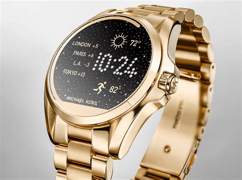 michael kors gold watch digital